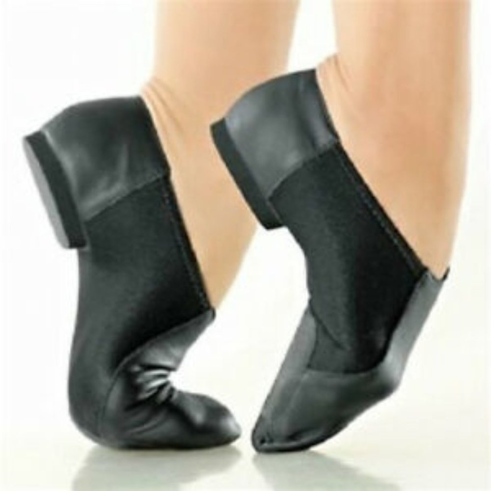 So Danca Adult Premium Slip-On Jazz Shoes Black